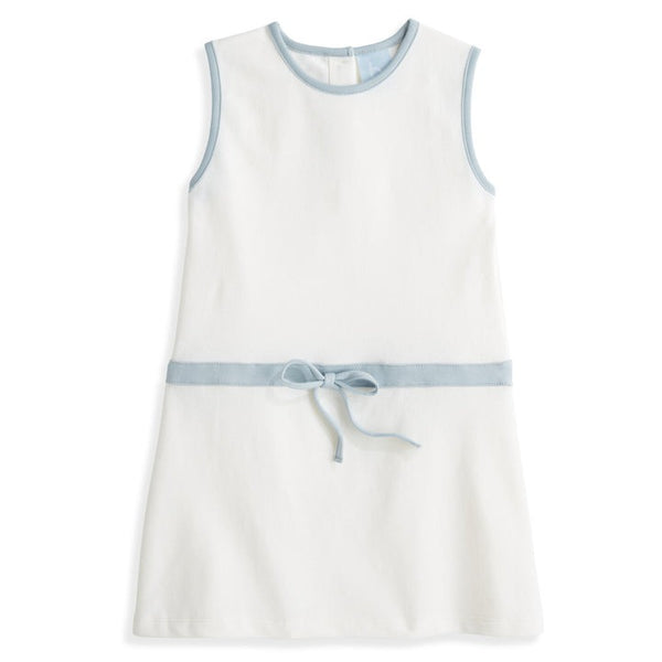 Bella Bliss Pique Strafford Dress In Ivory