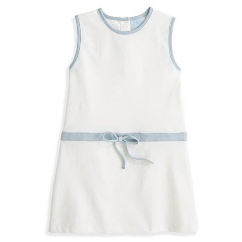 Bella Bliss Pique Strafford Dress In Ivory