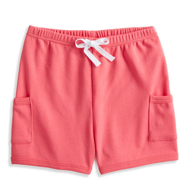 Bella Bliss Boy's Pima Play Short In Coral