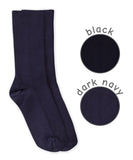 Jefferies Socks Dress Sock in Dark Navy