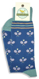 Bird Dog Bay Anyone For Tennis Socks in Blue