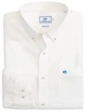Southern Tide Sullivan Solid Sport Shirt in White