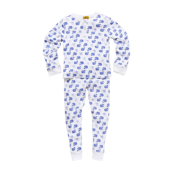 Roller Rabbit Kids Moby Pajamas in Blue