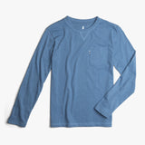 Johnnie-O Matty Jr. Long Sleeve T-Shirt in Pacific