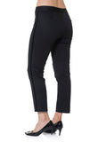 Sail To Sable Stretch Cotton Pants In Black