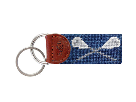 Smathers & Branson Lacrosse Key Fob in Navy