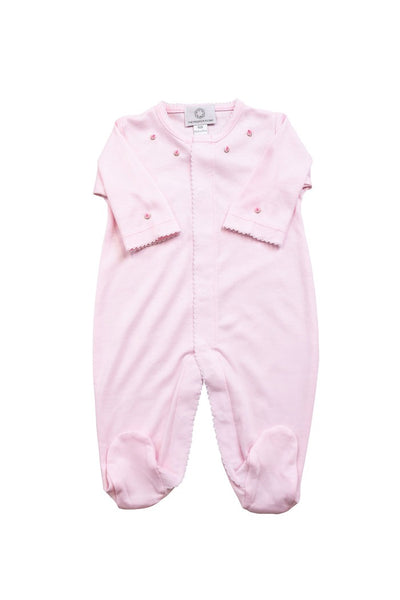 The Proper Peony Pima Footed Pajamas In Pink