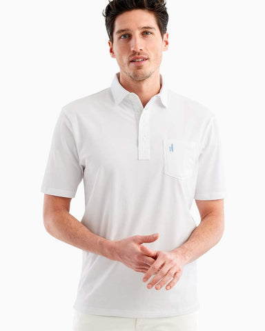 Johnnie-O The Original 4-Button Polo In White