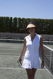 Club & Court Maggie Dress In Bright White
