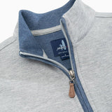 Johnnie-O Sully Jr 1/4 Zip Pullover in Light Gray