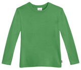 City Threads Boy's Soft Cotton Long Sleeve Jersey Tee In Elf Green