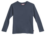 City Threads Boy's Soft Cotton Long Sleeve Jersey Tee In Midnight