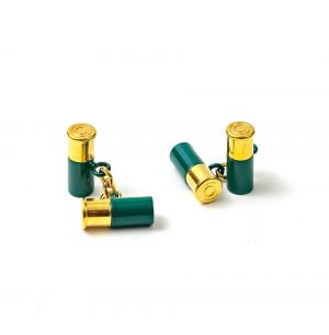 Bird Dog Bay 12 Gauge Cufflinks In Green