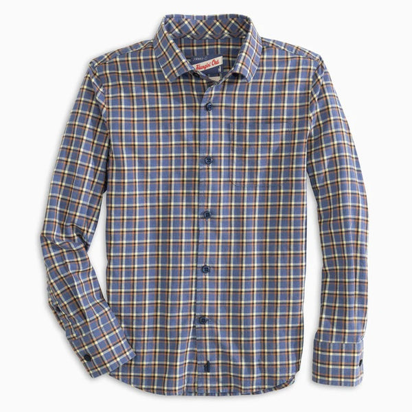 Johnnie-O Ajax Jr Button Up Shirt in Twilight