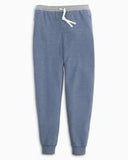 Southern Tide Men Backrush Heather Jogger In Seven Seas Blue