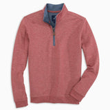 Johnnie-O Jr. Sully 1/4 Zip in Malibu Red
