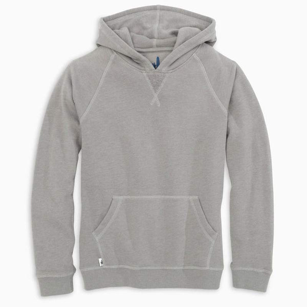 Johnnie-O Jr. Hensley Fleece Hoodie In Dark & Stormy