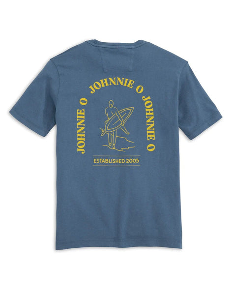 Johnnie-O Jr Short Sleeve Walk On T-Shirt In Wake