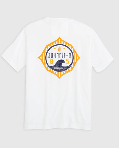 Johnnie-O Jr Dune T-Shirt In White
