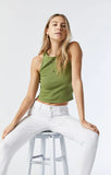 Mavi Tess Supersoft Skinny Jean in White