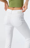 Mavi Tess Supersoft Skinny Jean in White