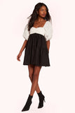 Amanda Uprichard Hunnie Dress in Black/White