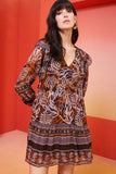 Marie Oliver Kinsley Dress in Orchid Leaf