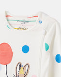 Joules Peter Rabbit Winfield Romper In Balloon Spot