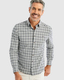 Johnnie-O Coen Hangin' Out Shirt In Light Gray