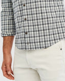 Johnnie-O Coen Hangin' Out Shirt In Light Gray