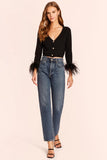 Amanda Uprichard Rachie Cardigan in Black