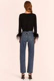 Amanda Uprichard Rachie Cardigan in Black