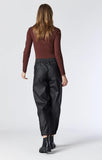 Mavi Anita High Rise Jogger in Black Jeather