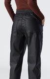 Mavi Anita High Rise Jogger in Black Jeather
