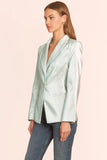 Amanda Uprichard Loreda Blazer In Ice Blue