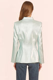 Amanda Uprichard Loreda Blazer In Ice Blue