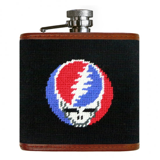 Smathers & Branson Steal Your Face Flask In Black