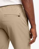 Southern Tide Excursion Performance Jogger In Sandstone Khaki