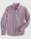 Johnnie-O Jr. Abner Malibu Red Button Down Shirt