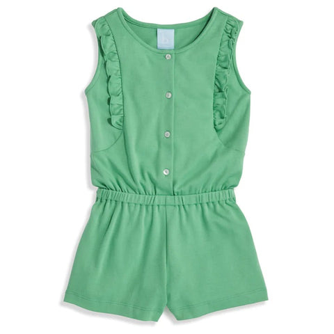 Bella Bliss Britty Pima Romper In Green