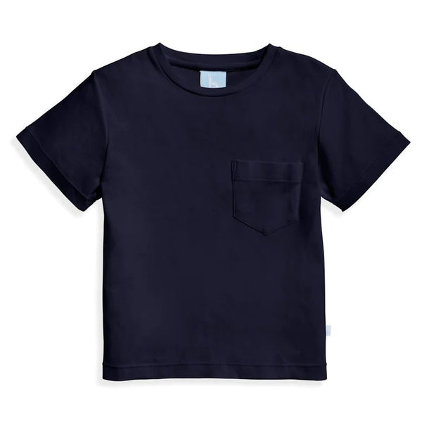 Bella Bliss Pima Mac Tee In Navy
