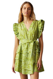 Marie Oliver Fiona Dress in Lime Burst