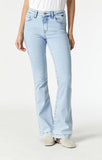 Mavi Sydney Wide Leg Flare Jeans In Sky Feather Blue