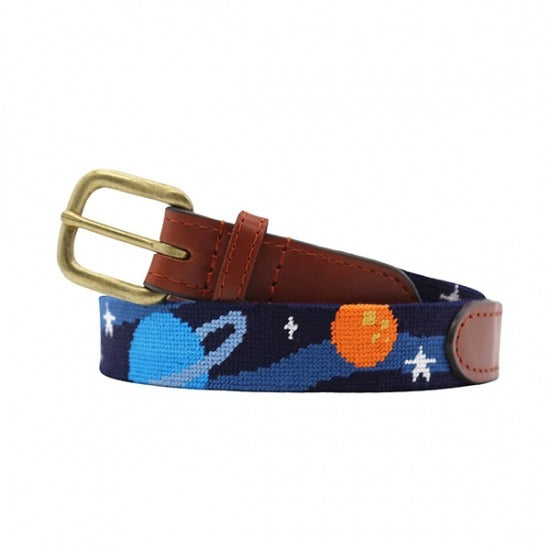 Smathers & Branson Outer Space Children's Belt In Navy