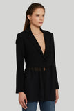 Amanda Uprichard Jonas Blazer in Black