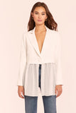 Amanda Uprichard Jonas Blazer in White