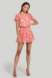Amanda Uprichard Paros Romper in Paquita Print