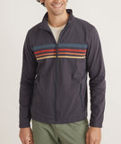 Marine Layer Freeman Stretch Twill Windbreaker In India Ink