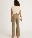 Marine Layer Full Length Raw Edge Bridget in Olive