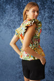 Marie Oliver Olive Top in Botanic